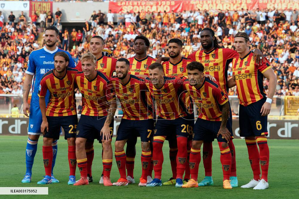 Italian soccer Serie A match - US Lecce vs Atalanta BC