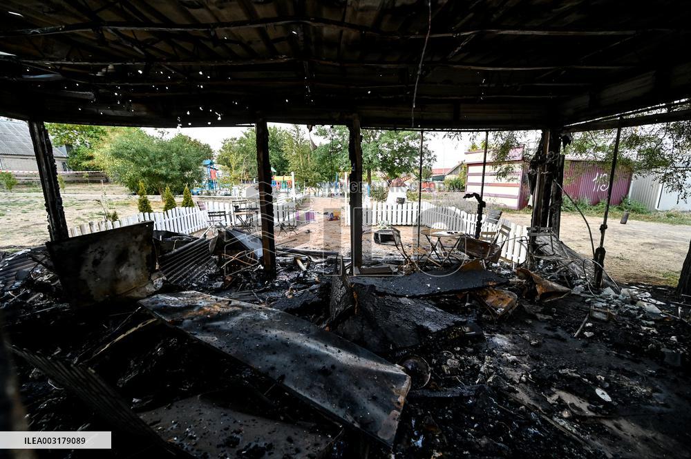 Deadly Russian attack on Malokaterynivka childrens cafe in Zaporizhzhia region