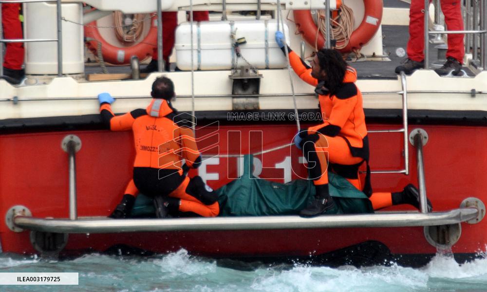 Two Bodies Found After The Luxury Yacht Bayesian Sank - Italy