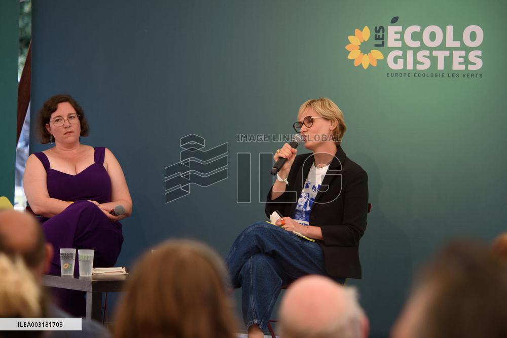 Judith Godreche At The EELV Summer Days - Tours