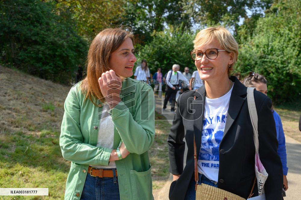 Judith Godreche At The EELV Summer Days - Tours