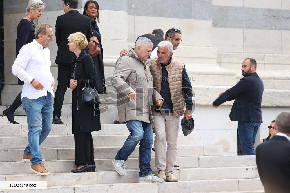 Funeral Of Patrice Laffont At The Pere Lachaise Cemetery