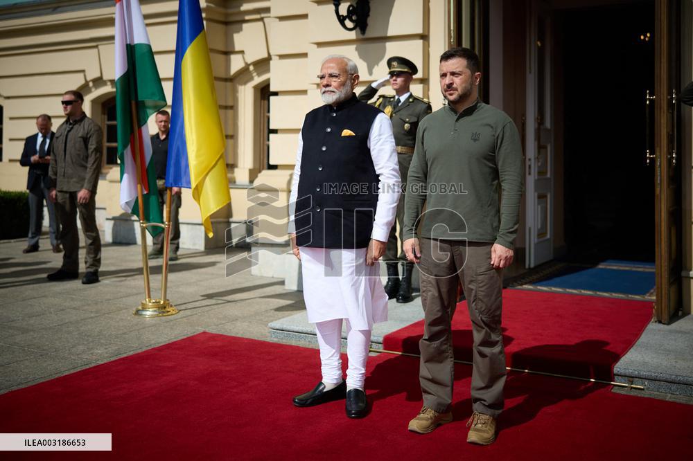 Modi Visits Kyiv