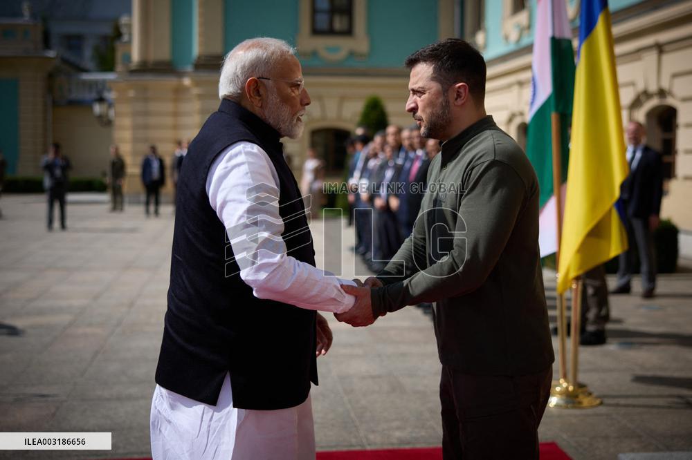 Modi Visits Kyiv