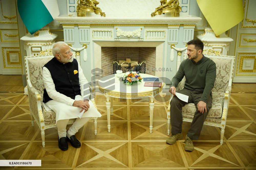 Modi Visits Kyiv