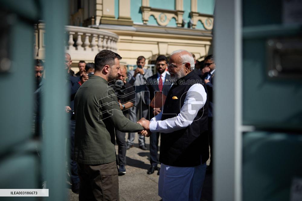 Modi Visits Kyiv