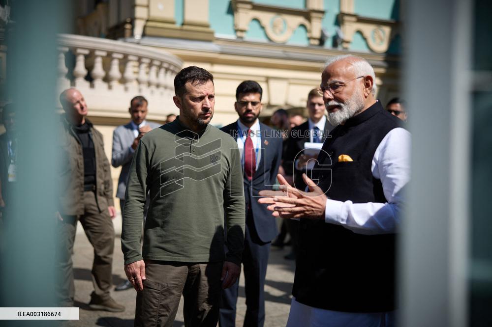 Modi Visits Kyiv