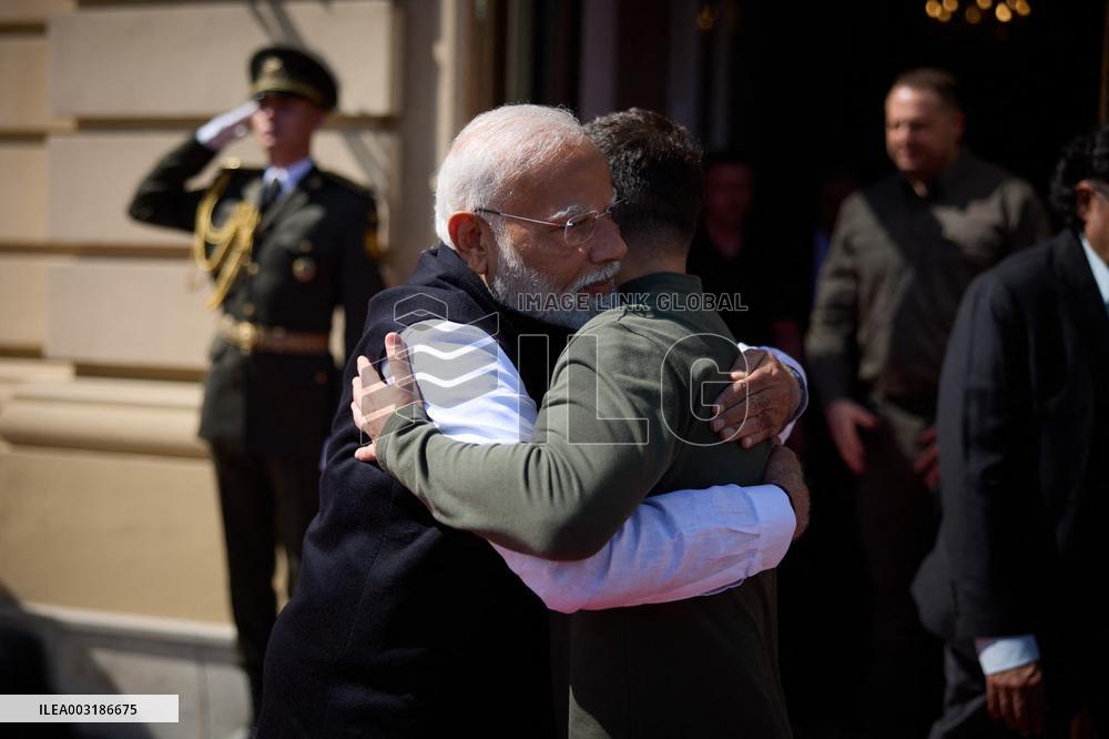 Modi Visits Kyiv
