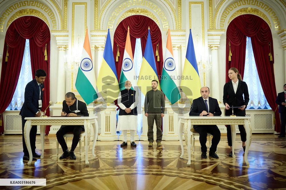 Modi Visits Kyiv