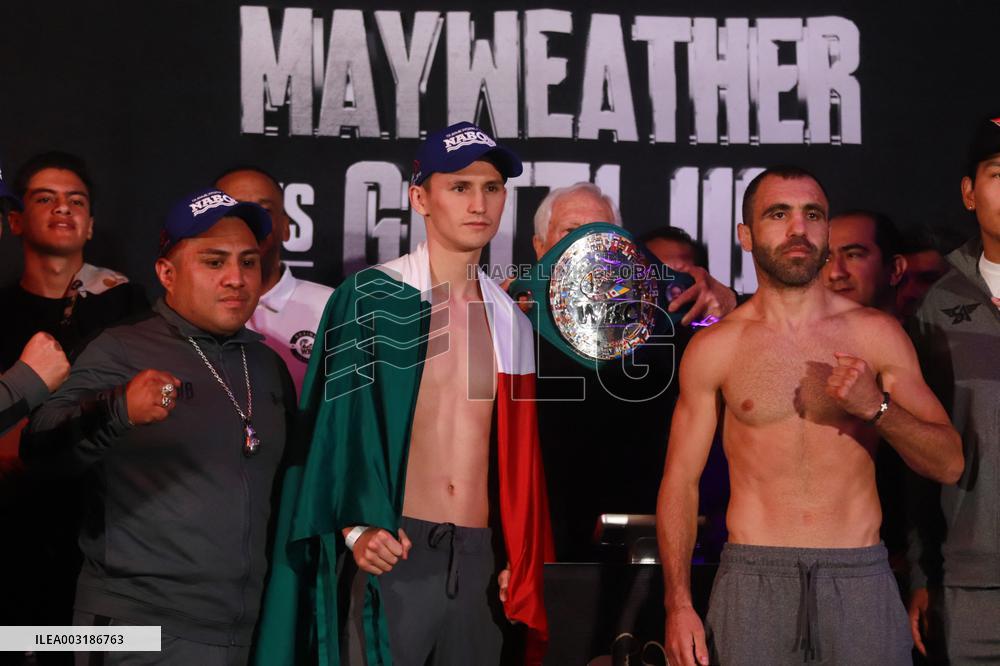 Mayweather v Gotti III Weigh-in - Mexico City
