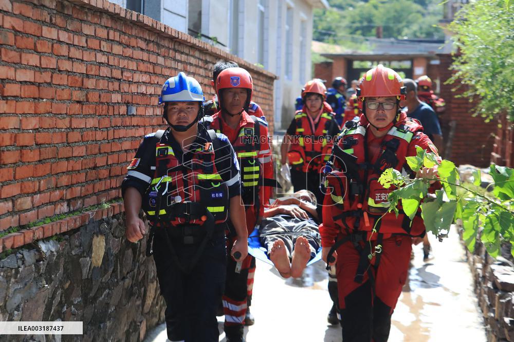 Rescue Efforts Underway In Heavy Rain-Hit Liaoning Province - China