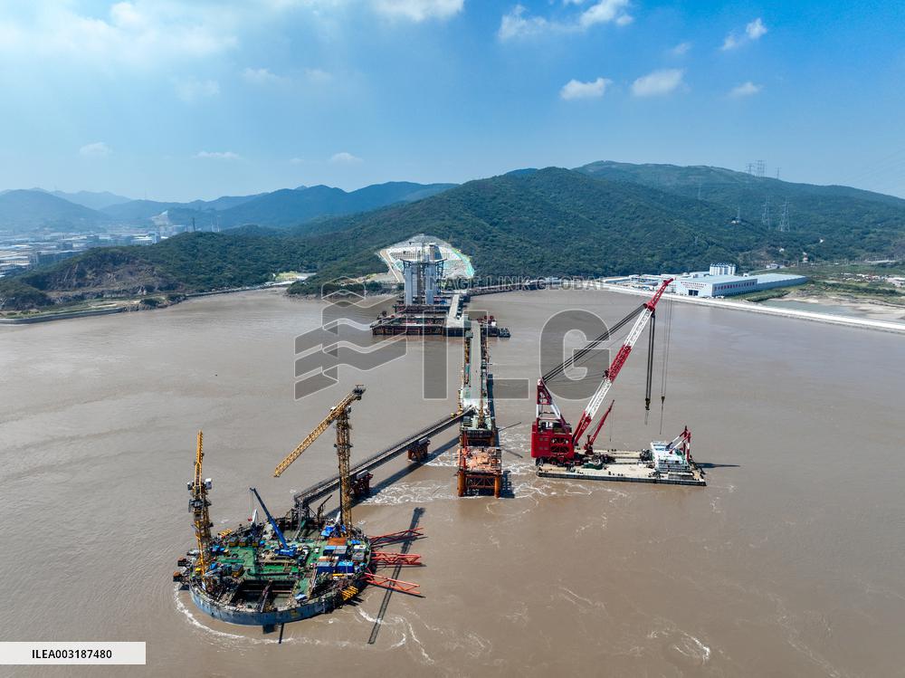 Most Difficult Engineering And Technical Super Cross-sea Project Construction in Zhoushan