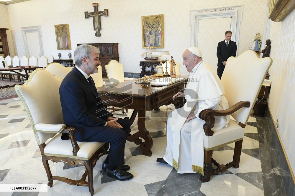 Pope Francis Holds Audiences - Vatican