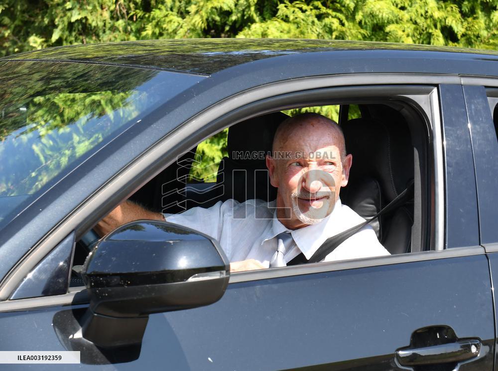 Ex Driver Arrives At Alain Delon's Estate - Douchy