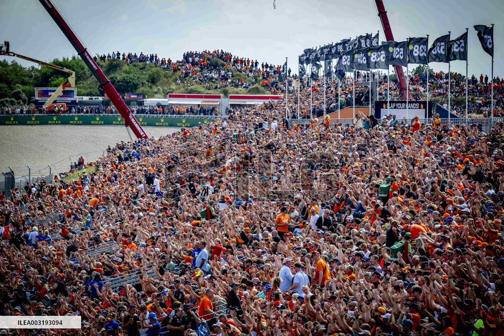 The Grand Prix Of The Netherlands - Max Verstappen Fans On the Tribunes