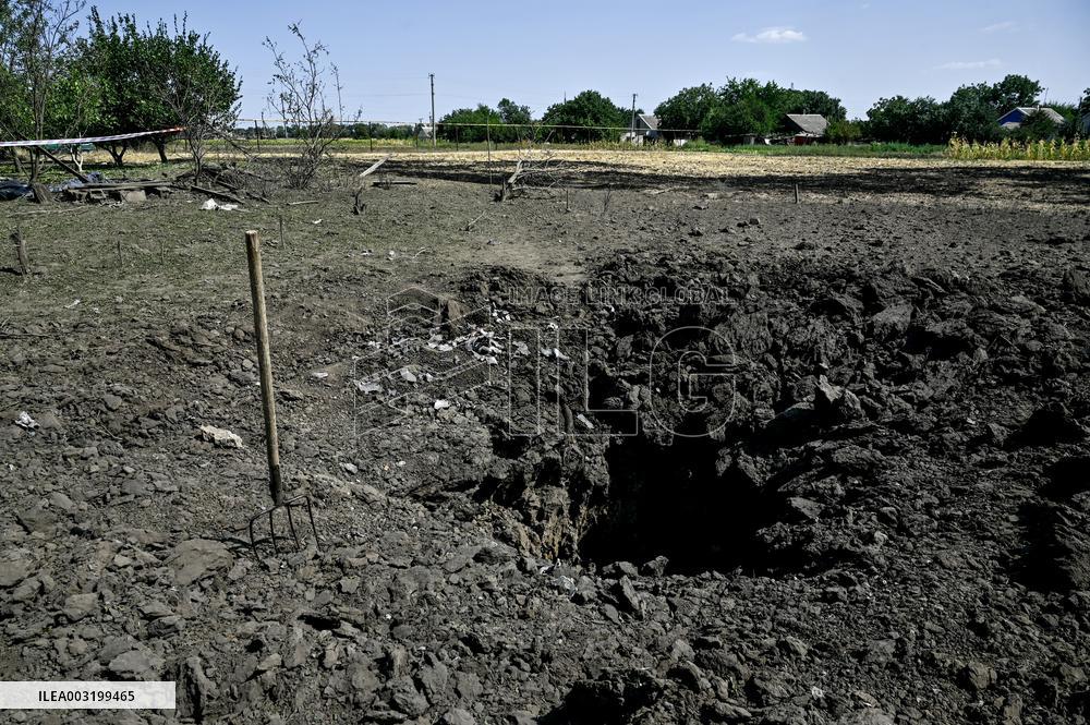 Russian missile attack kills man in Zaporizhzhia region