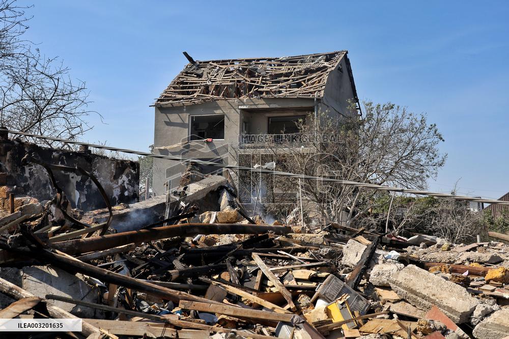 Aftermath of Russian missile and drone attack in Odesa regionAftermath of Russian missile and drone attack in Odesa region
