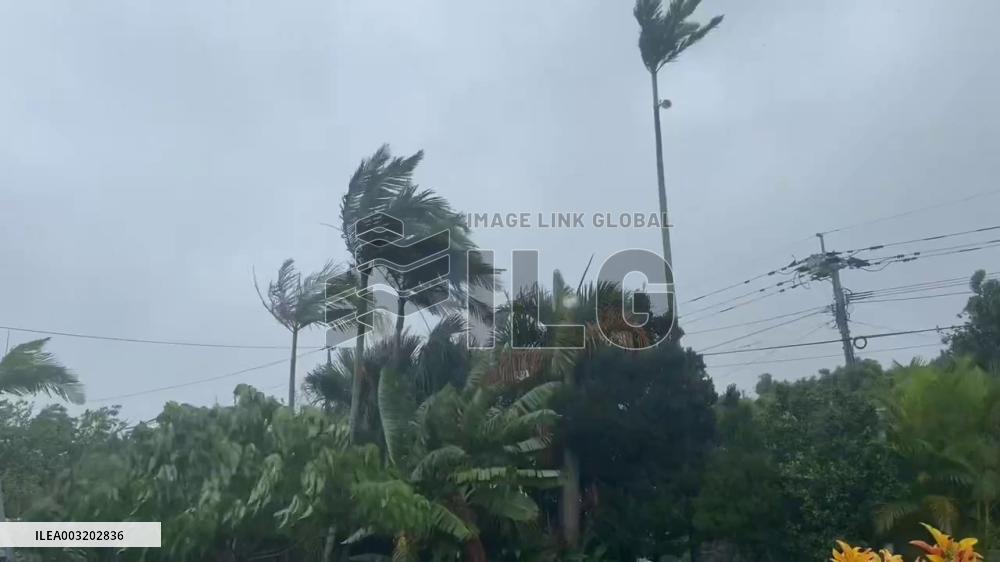 Japan: Typhoon Shanshan Approaches Southwestern Region With Strong Winds And High Waves