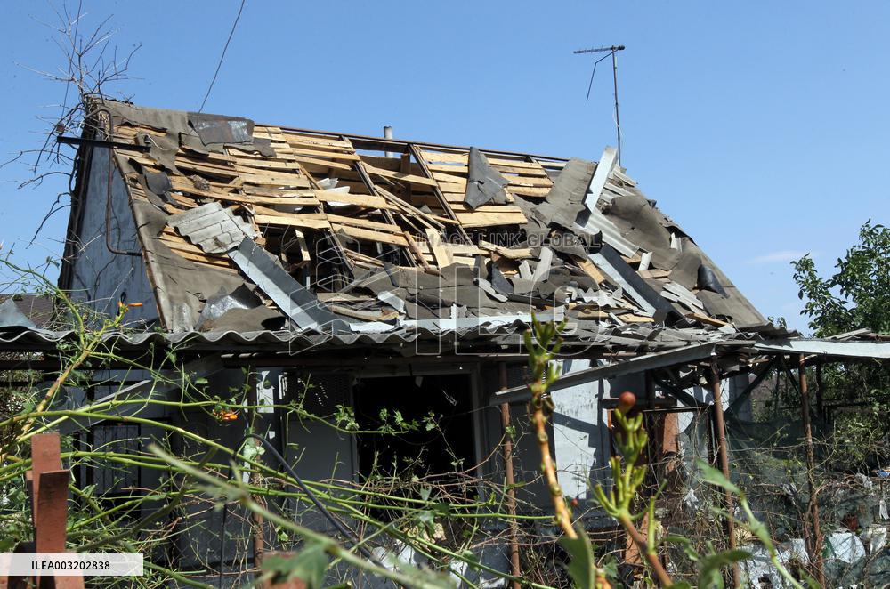 Aftermath of August 26 Russian attack in Dnipropetrovsk region