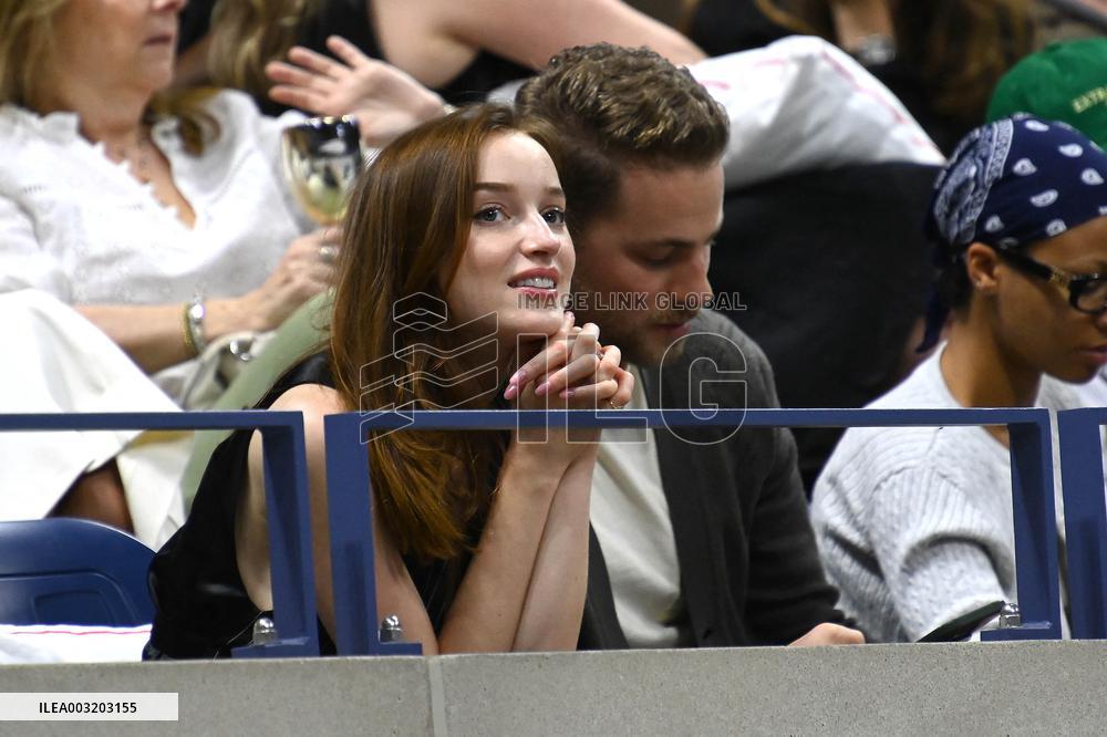 US Open - Phoebe Dynevor At Moet & Chandon Clubhouse