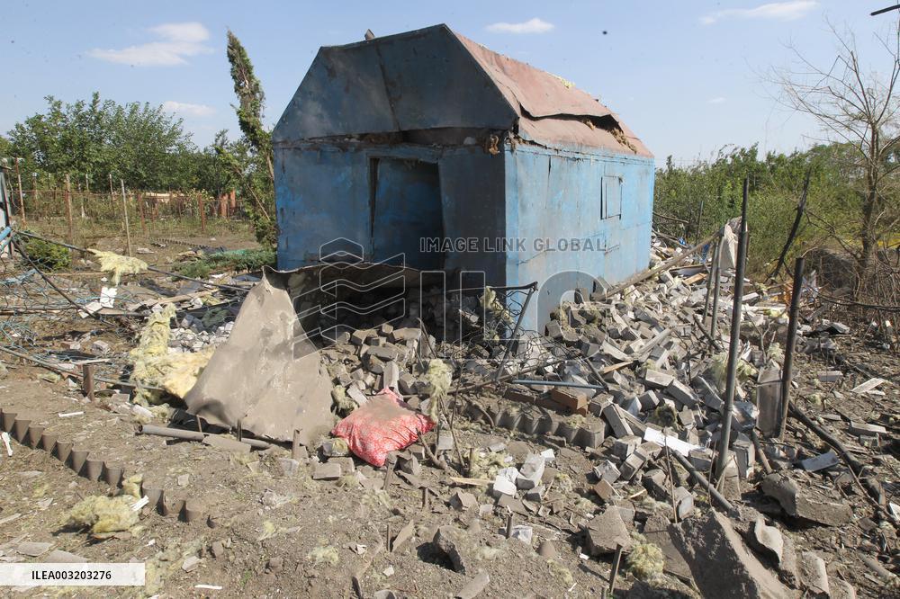 Aftermath of August 26 Russian attack in Dnipropetrovsk region