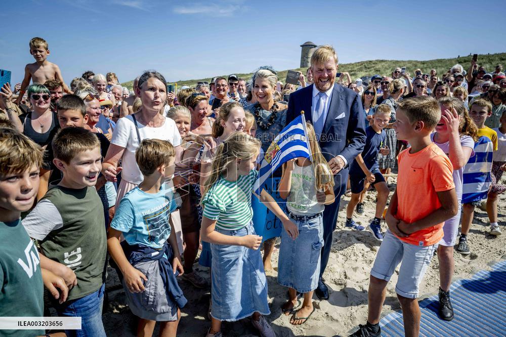 Dutch Royals Pays Regional Visit To Walcheren - Netherlands