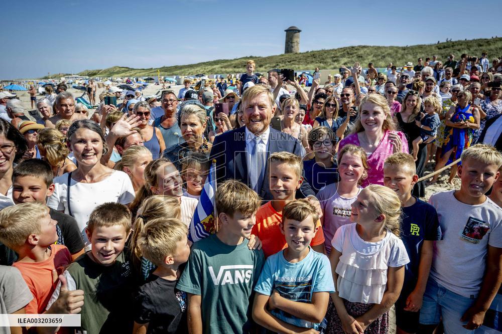Dutch Royals Pays Regional Visit To Walcheren - Netherlands
