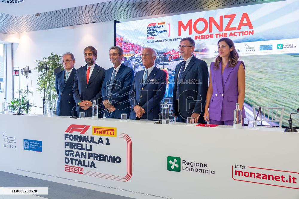 - Formula 1 - Formula 1 - Pirelli Gran Premio d'Italia 2024 - Conferenza Stampa
