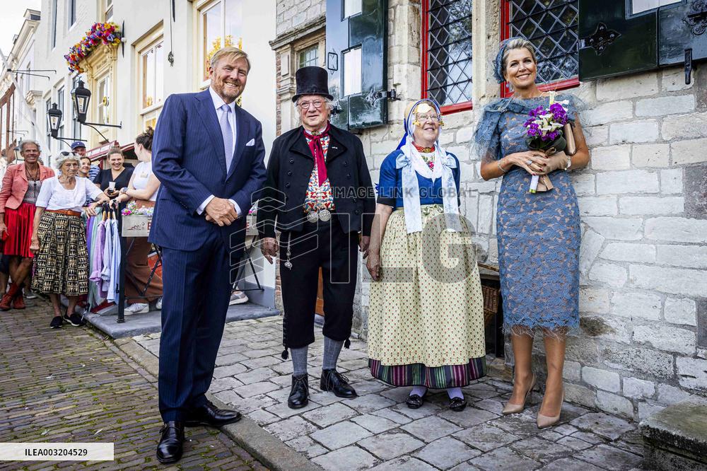 Dutch Royals Pays Regional Visit To Walcheren - Netherlands