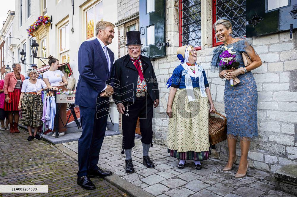 Dutch Royals Pays Regional Visit To Walcheren - Netherlands