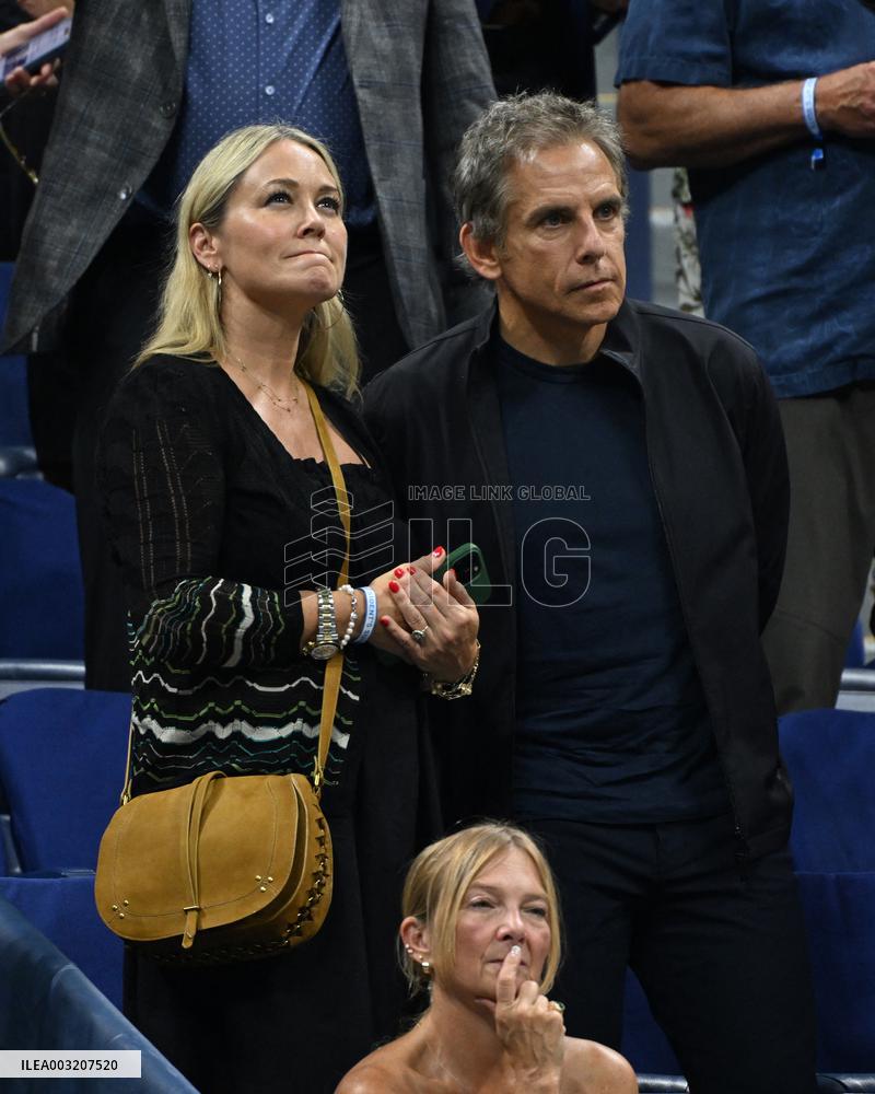 US Open - Ben Stiller At The Stands