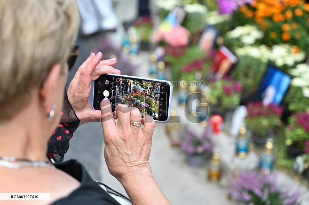 Opening of Iryna Farion commemorative plaque in Lviv