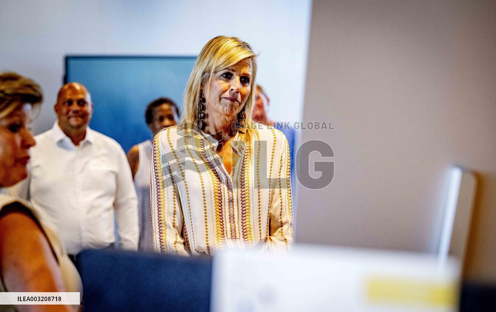 Queen Maxima Visits Money Affairs Helpdesk - The Hague