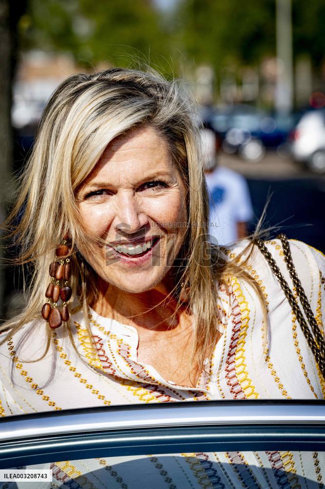 Queen Maxima Visits Money Affairs Helpdesk - The Hague