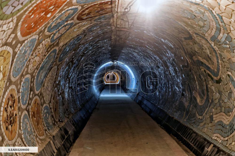 Odesas Fairytale Tunnel reopened as bomb shelter