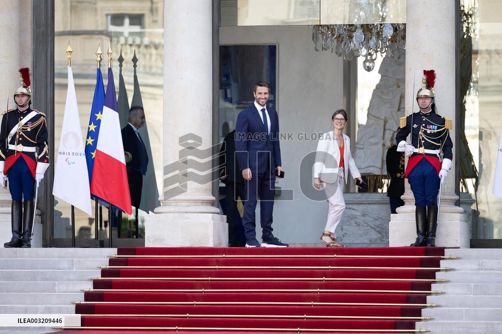 Reception at the Eylsee Prior the Opening Ceremony of the Paris 2024 Paralympic Games - Paris