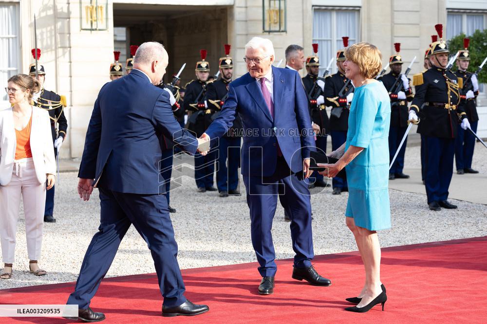 Reception at the Eylsee Prior the Opening Ceremony of the Paris 2024 Paralympic Games - Paris