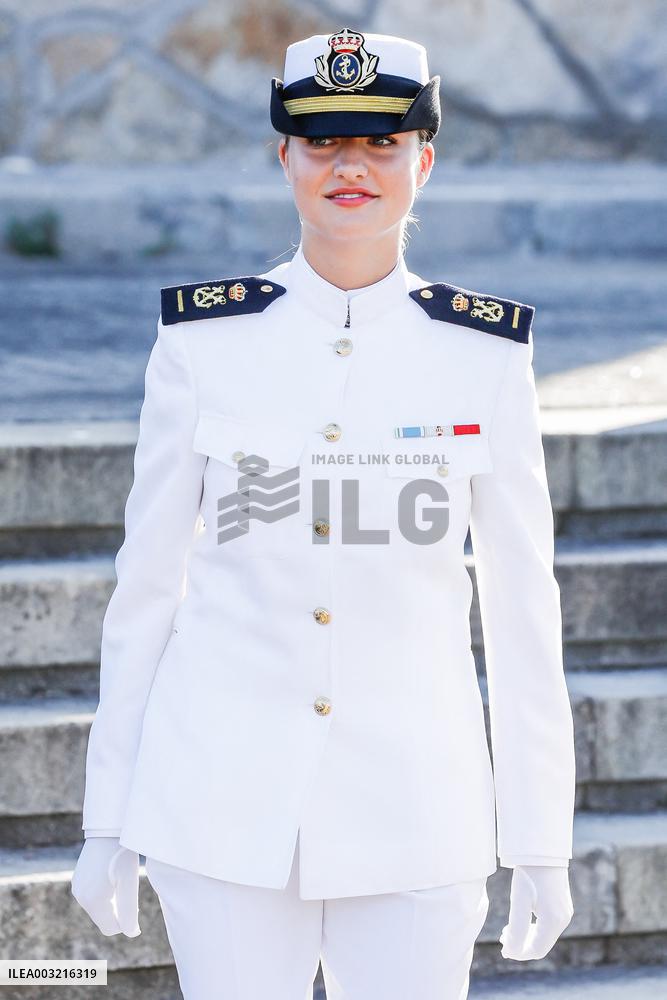Princess Leonor At Navy Training School - Spain