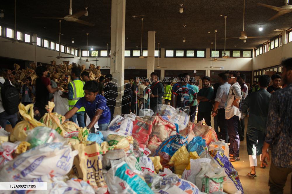 Donations For Floods-Affected People - Dhaka