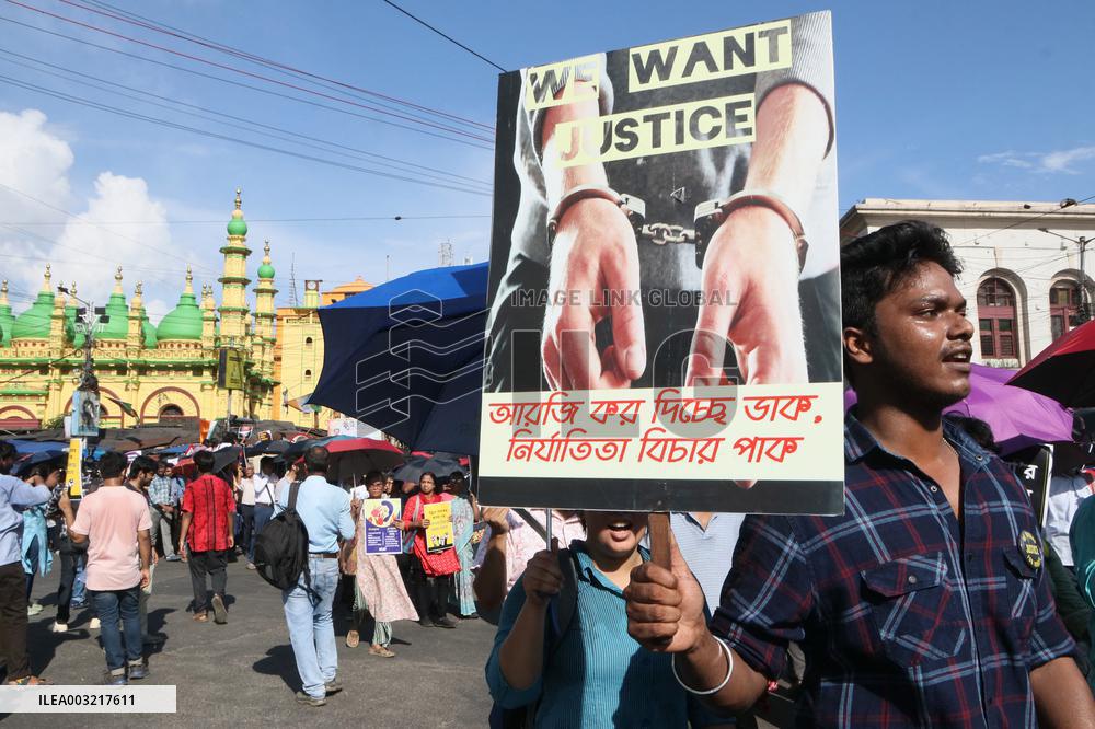 Kolkata Doctor Rape Protest - India