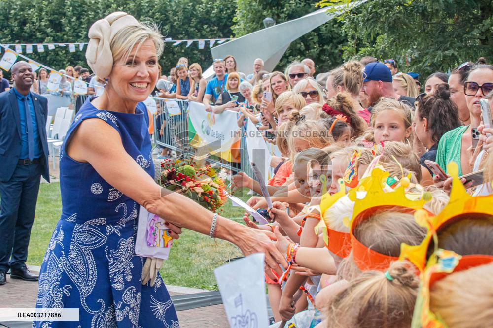 Queen Maxima Opens A Socio-Cultural Center - Netherlands