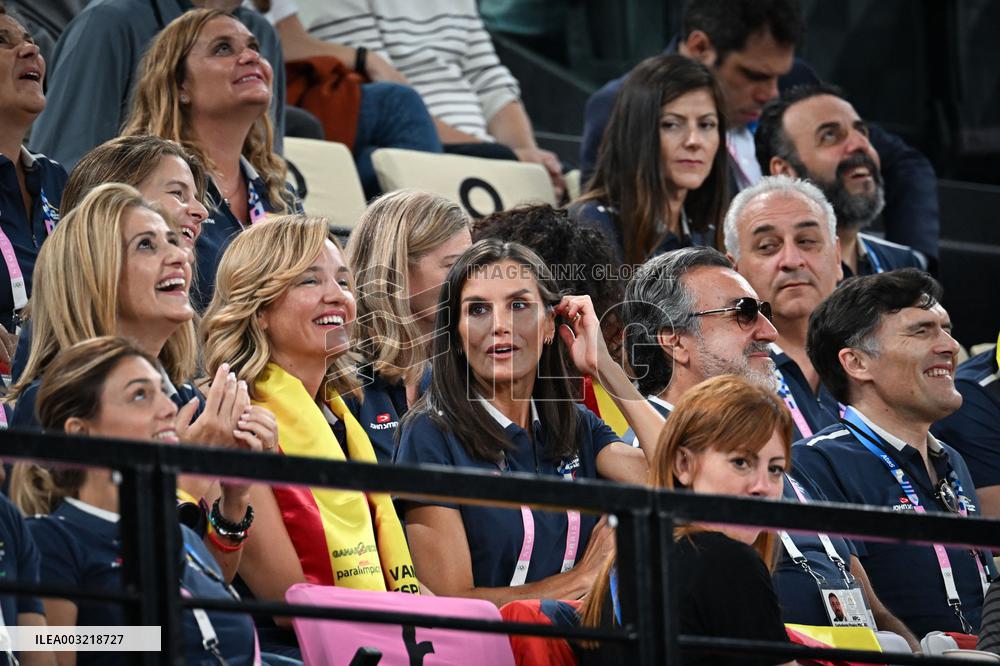 Paris 2024 Paralympics - Wheelchair Basketball - Queen Letizia