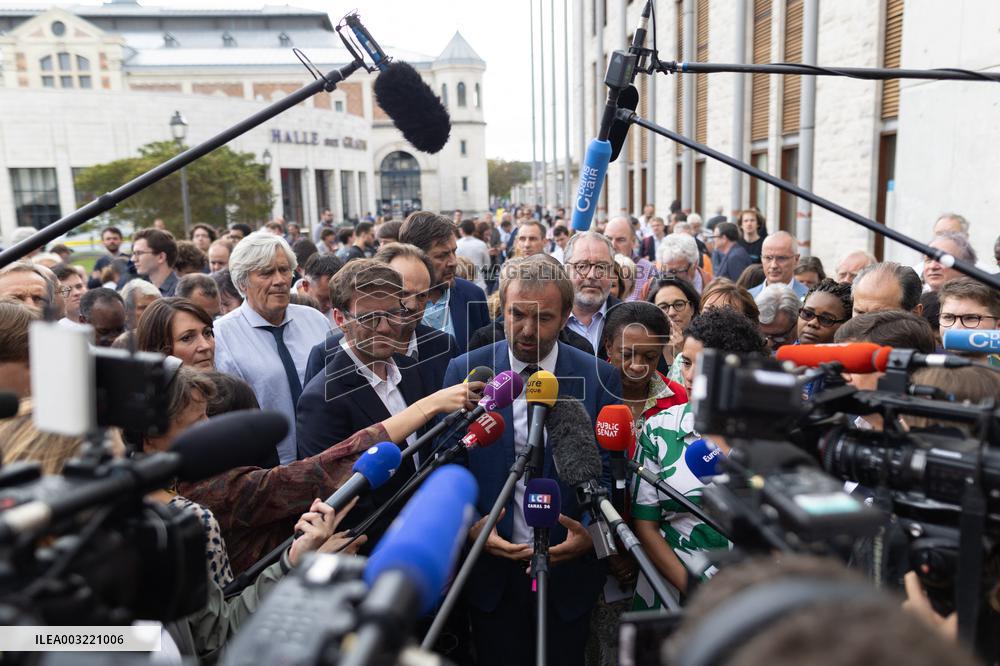 Anti-NFP Socialist Party members at PS Summer Campus - Blois