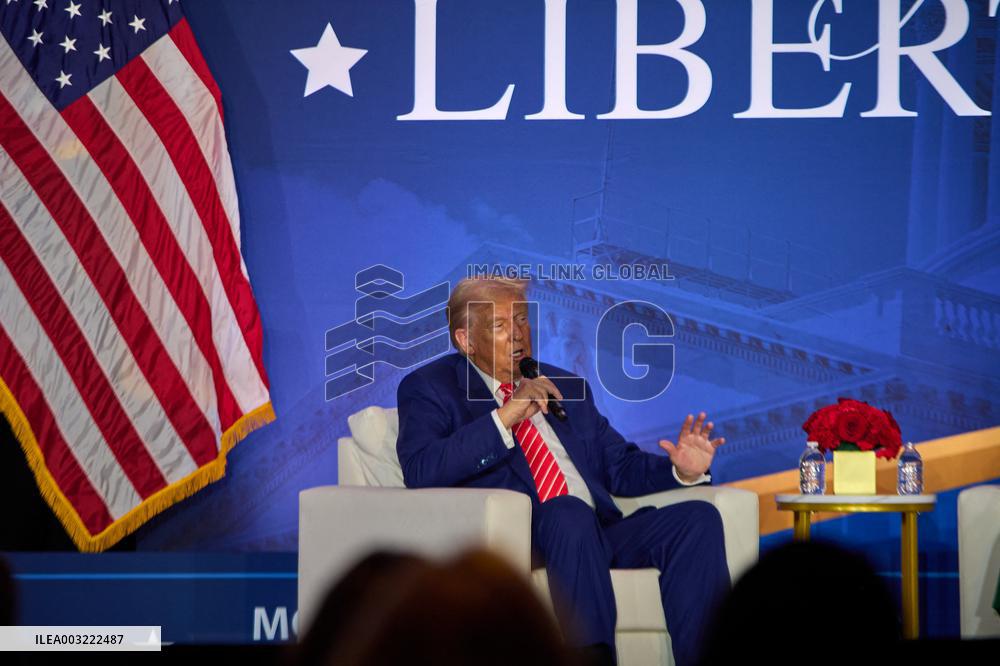 Trump At The Moms For Liberty National Summit - Washington
