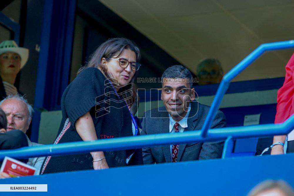 Fayza Lamari at Stade Michel d'Ornano - Caen