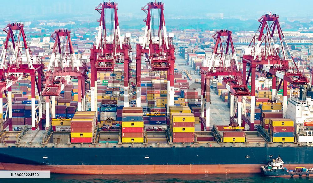 The Import and Export Volume of African Goods at Qingdao Port Increased