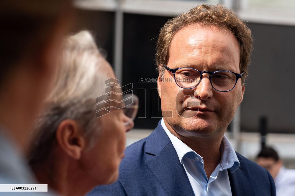 Elisabeth Borne Gives Speech At Renaissance Campus - Paris