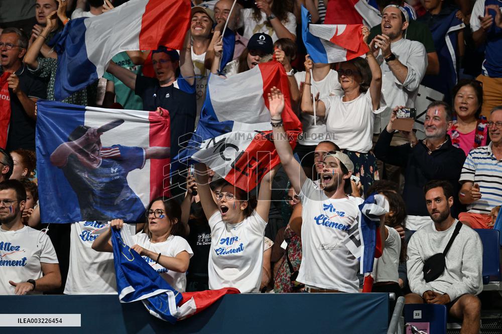 Paris 2024 Paralympics - Table Tennis - Flora Vautier and Florian Merrien Competing