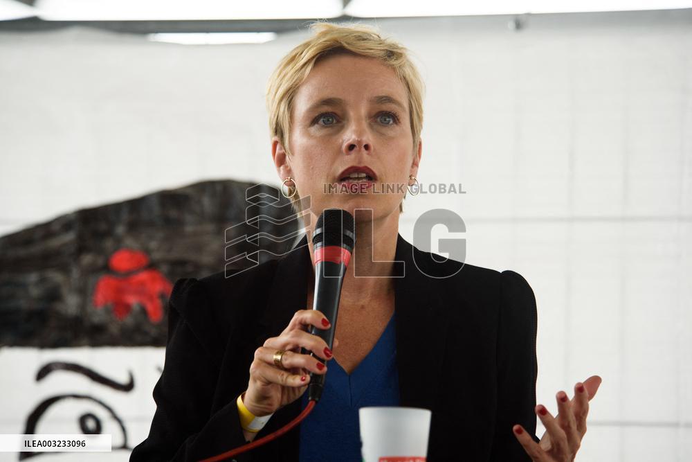 Francois Ruffin At Meeting marking New Political Season - Flixecourt