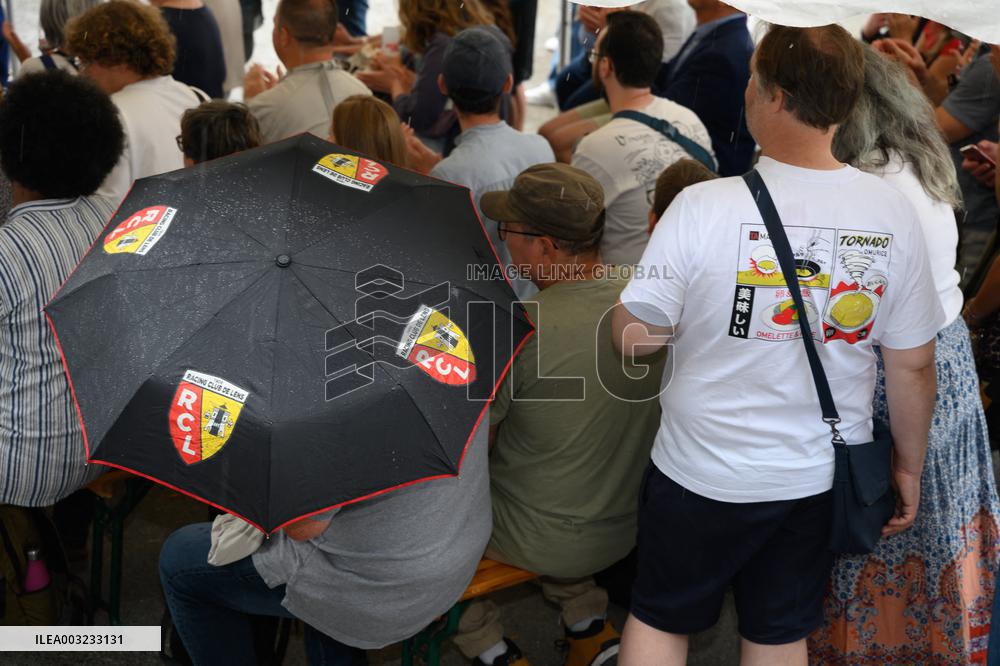 Francois Ruffin At Meeting marking New Political Season - Flixecourt